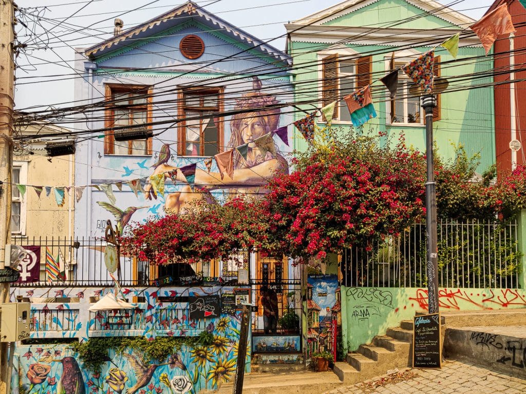 Une maison typique de Cerro Alegre